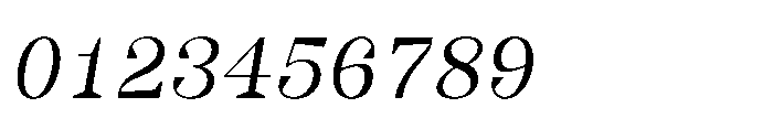 Slabdon Italic VF Font OTHER CHARS