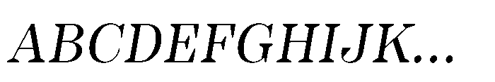 Slabdon Italic VF Font UPPERCASE