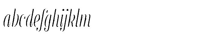 Slabdon Light Condensed Fine Italic FONT