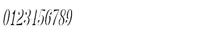 Slabdon Light Condensed Fine Srf Italic Font OTHER CHARS