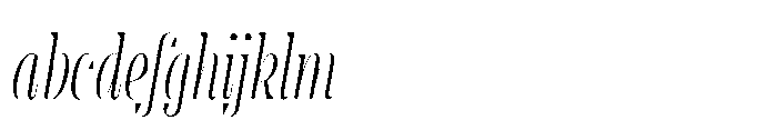 Slabdon Light Condensed Fine Srf Italic FONT