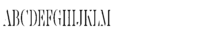 Slabdon Light Condensed Fine Srf Font UPPERCASE