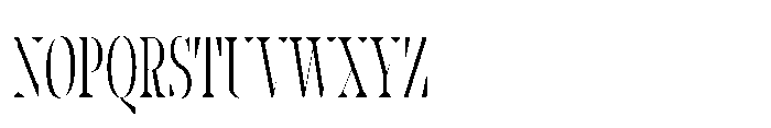 Slabdon Light Condensed Fine Srf Font UPPERCASE