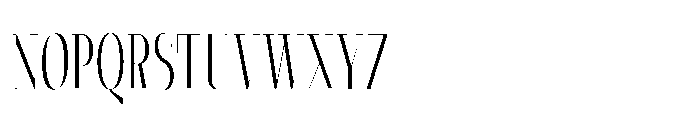 Slabdon Light Condensed Fine Font UPPERCASE