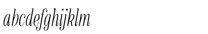 Slabdon Light Condensed Italic FONT