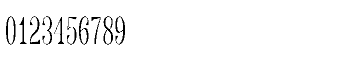 Slabdon Light Condensed Srf Font OTHER CHARS