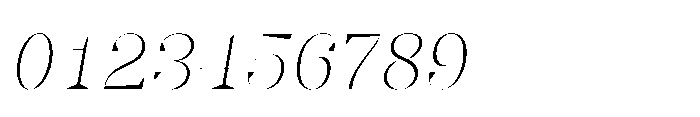 Slabdon Light Fine Srf Italic Font OTHER CHARS