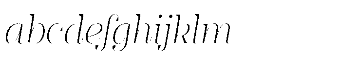 Slabdon Light Fine Srf Italic FONT