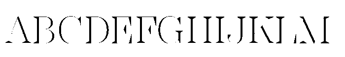 Slabdon Light Fine Srf Font UPPERCASE