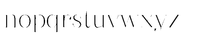 Slabdon Light Fine Font LOWERCASE