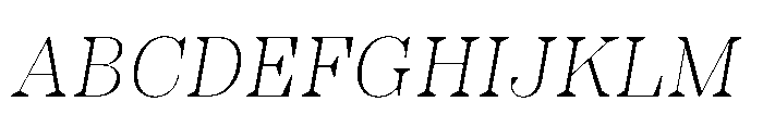 Slabdon Light Srf Italic Font UPPERCASE