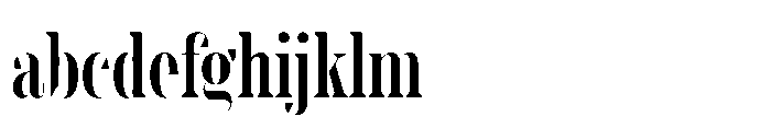 Slabdon Regular Condensed Fine Srf FONT