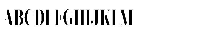 Slabdon Regular Condensed Fine Font UPPERCASE