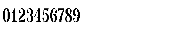 Slabdon Regular Condensed Srf Font OTHER CHARS