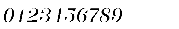 Slabdon Regular Fine Italic Font OTHER CHARS