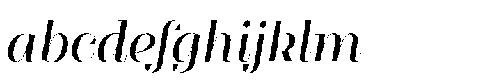 Slabdon Regular Fine Italic FONT