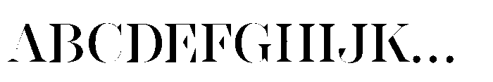 Slabdon Regular Fine Srf Font UPPERCASE