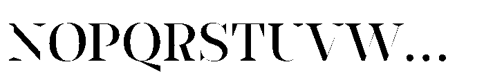Slabdon Regular Fine Srf Font UPPERCASE
