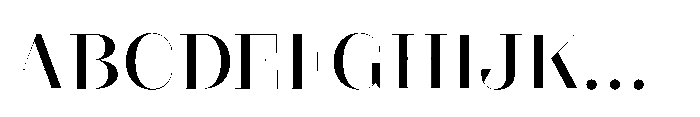 Slabdon Regular Fine Font UPPERCASE