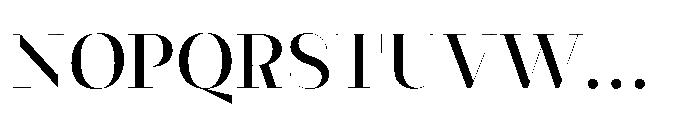 Slabdon Regular Fine Font UPPERCASE