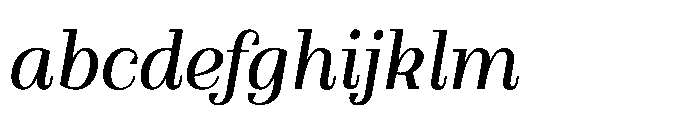 Slabdon Regular Italic FONT