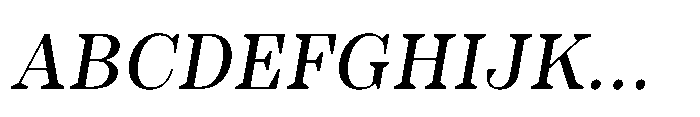 Slabdon Regular Srf Italic Font UPPERCASE