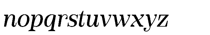 Slabdon Regular Srf Italic Font LOWERCASE