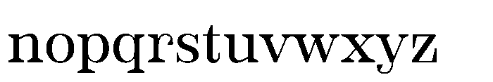 Slabdon Regular Srf Font LOWERCASE