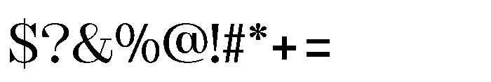 Slabdon Regular VF Font OTHER CHARS