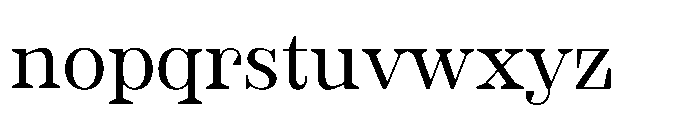 Slabdon Regular VF Font LOWERCASE