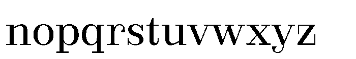 Slabdon Regular Font LOWERCASE