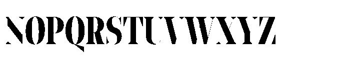 Slabdon Semi Bold Condensed Fine Srf Font UPPERCASE