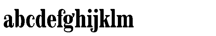 Slabdon Semi Bold Condensed Srf FONT