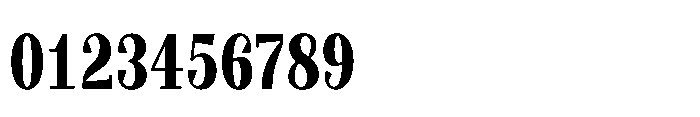 Slabdon Semi Bold Condensed Font OTHER CHARS