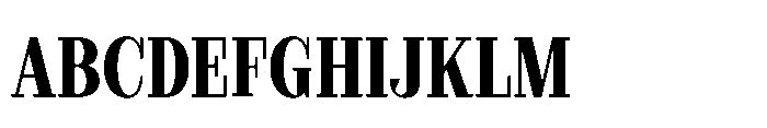 Slabdon Semi Bold Condensed Font UPPERCASE
