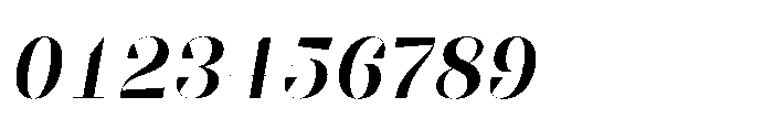 Slabdon Semi Bold Fine Italic Font OTHER CHARS