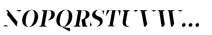 Slabdon Semi Bold Fine Srf Italic Font UPPERCASE