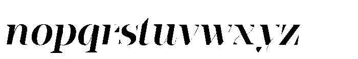 Slabdon Semi Bold Fine Srf Italic Font LOWERCASE