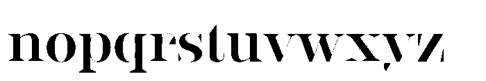 Slabdon Semi Bold Fine Srf Font LOWERCASE
