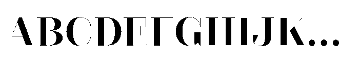 Slabdon Semi Bold Fine Font UPPERCASE