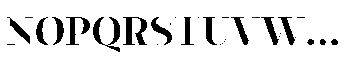 Slabdon Semi Bold Fine Font UPPERCASE