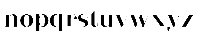 Slabdon Semi Bold Fine Font LOWERCASE