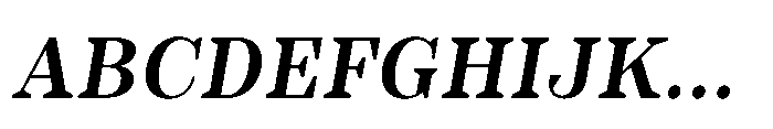 Slabdon Semi Bold Srf Italic Font UPPERCASE