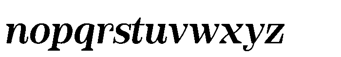 Slabdon Semi Bold Srf Italic Font LOWERCASE