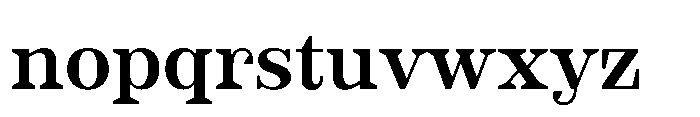 Slabdon Semi Bold Srf Font LOWERCASE