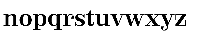 Slabdon Semi Bold Font LOWERCASE
