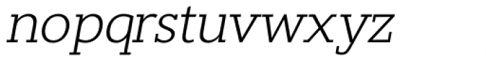 Slam Oblique Light Font LOWERCASE