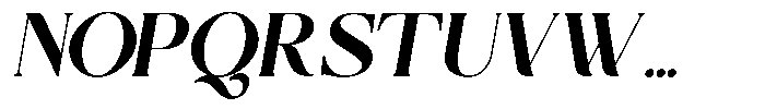 Slamyon Italic Font UPPERCASE