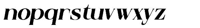 Slamyon Italic Font LOWERCASE