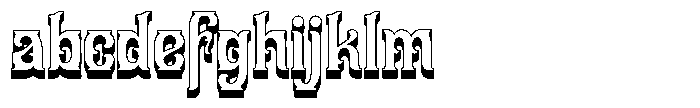 Slanfield 3 D FONT
